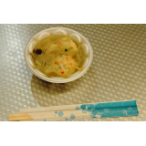 日本ハム製のつみれを利用したスープ