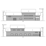 Elevation view of old starch factory (current state) Plans after modification etc. (Under construction)