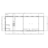 旧でんぷん工場の1階平面図（現状）