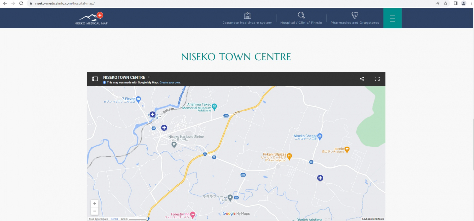 Niseko Town city map