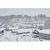 Central warehouses in winter