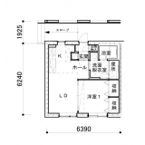  間取り （1LDK）