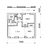 平面图（2LDK）