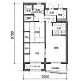 Floor plan 2 LDK